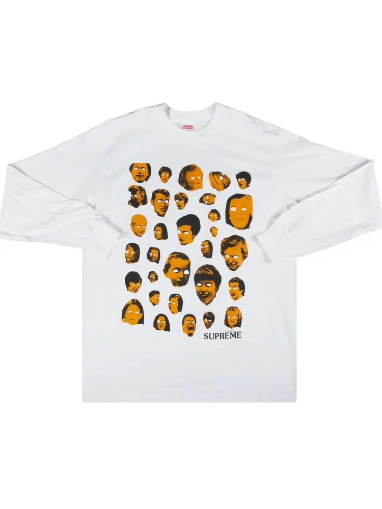 Футболка Supreme Faces T-Shirt 'White' — изображение 1 из 2, белый