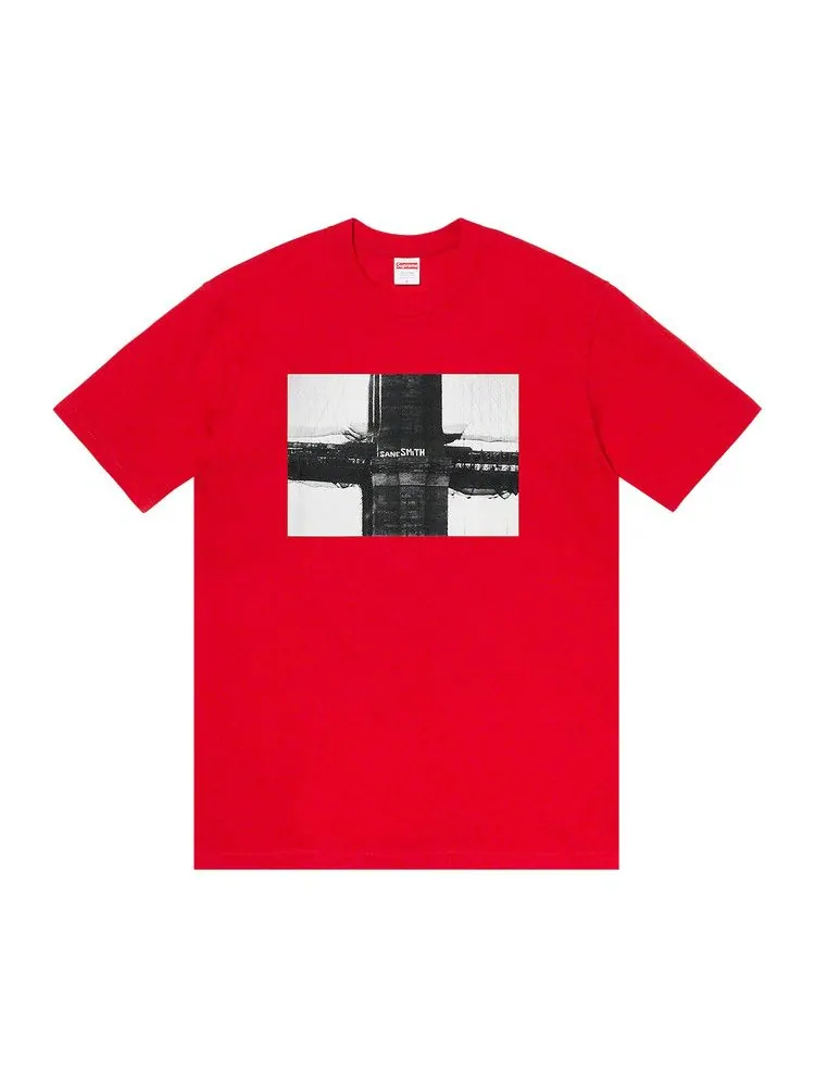 Футболка Supreme Bridge Tee — изображение 1 из 1, красный