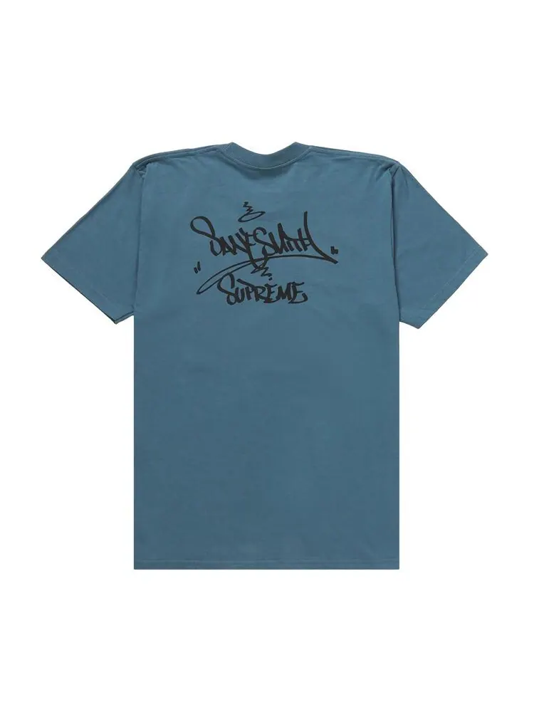 Футболка Supreme Bridge Tee Slate — изображение 2 из 2, серый