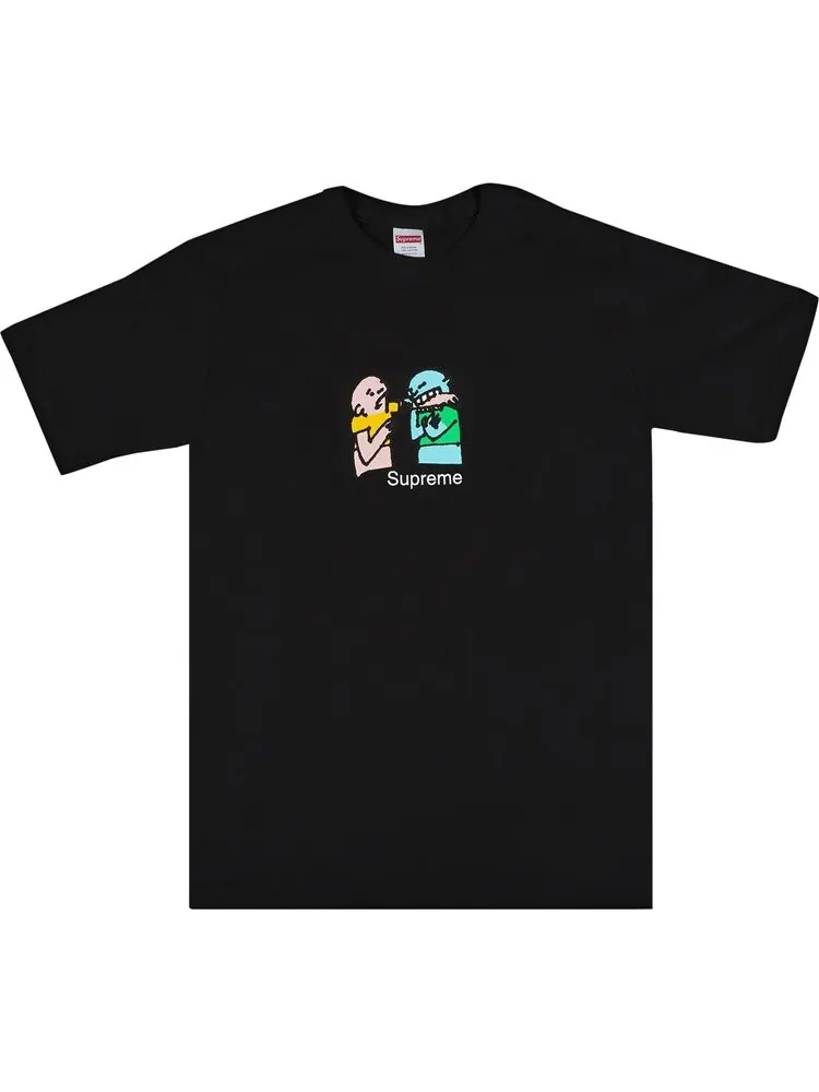Футболка Supreme Bite Tee 'Black' — изображение 1 из 1, черный
