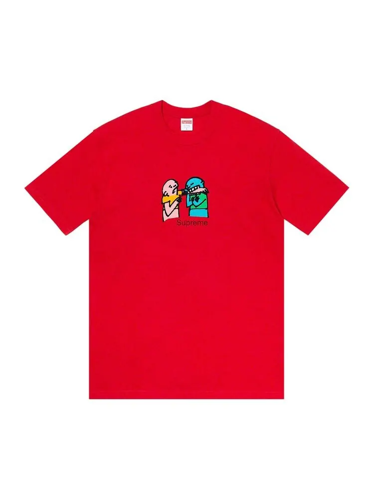 Футболка Supreme Bite Tee Red — изображение 1 из 1, красный