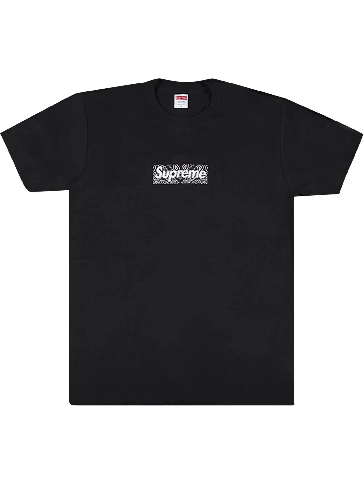 Футболка Supreme Bandana Box Logo Tee — изображение 1 из 1, черный