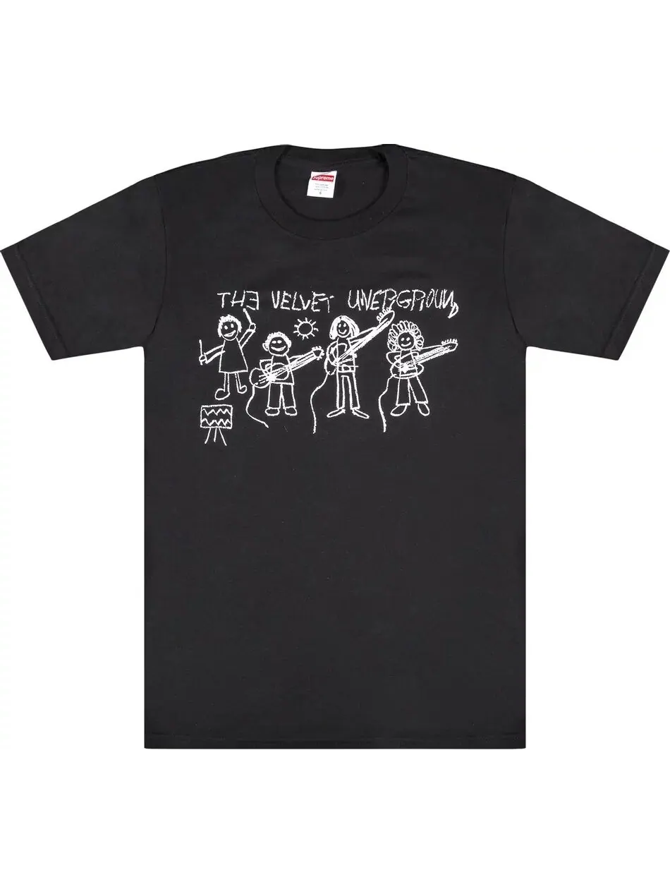 Футболка Supreme The Velvet Underground Drawing — изображение 1 из 3, черный