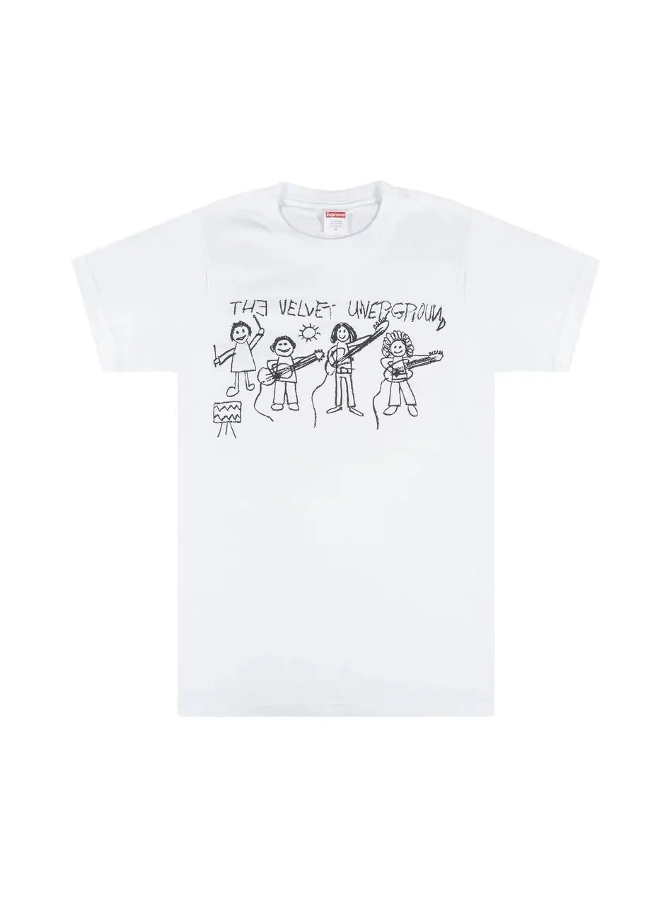 Футболка Supreme The Velvet Underground Drawing — изображение 1 из 3, белый