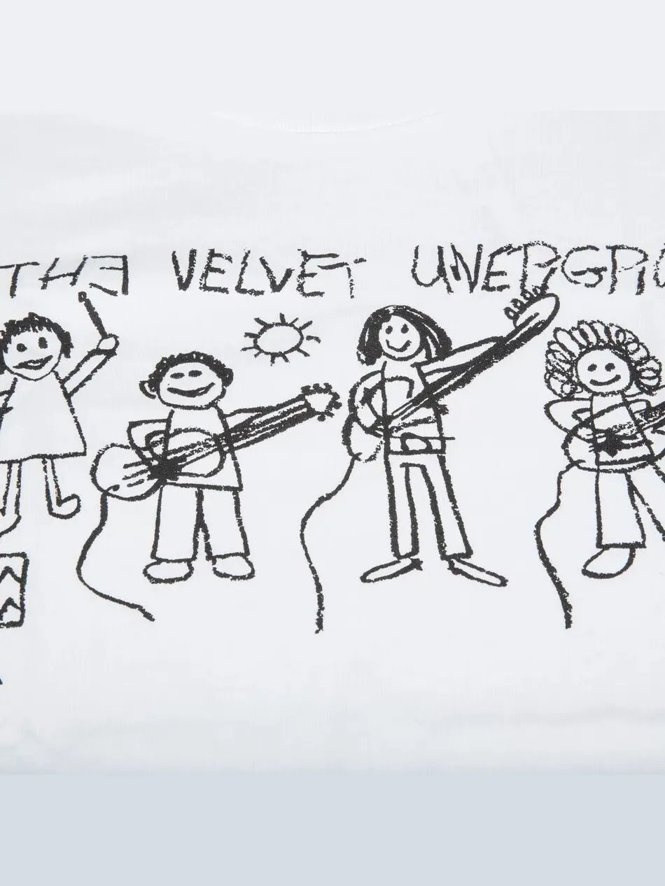 Футболка Supreme The Velvet Underground Drawing — изображение 3 из 3, белый