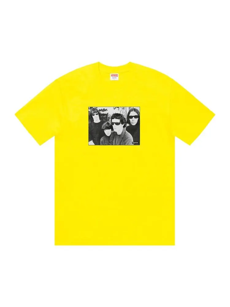 Футболка Supreme The Velvet Underground Tee Yellow — изображение 1 из 2, желтый