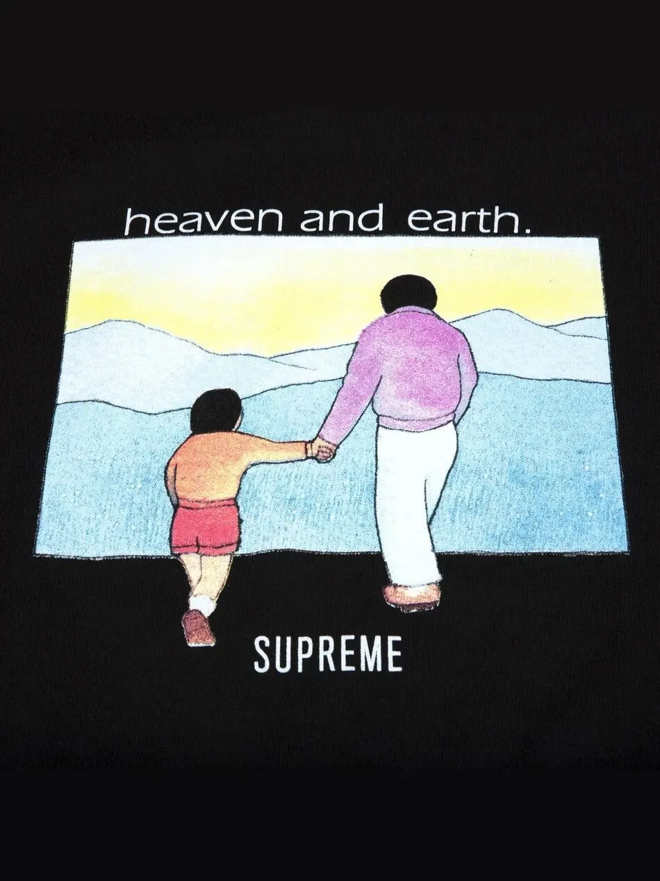 Футболка Supreme Heaven And Earth — изображение 2 из 2, черный
