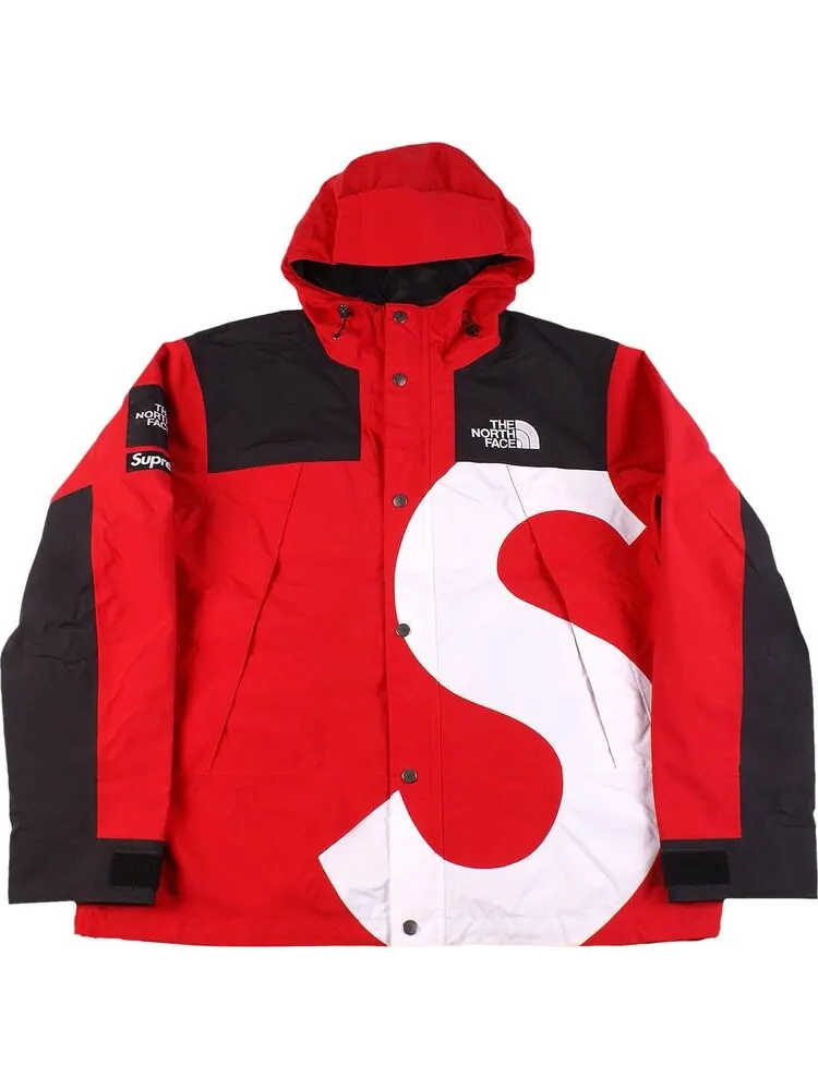 Куртка Supreme x The North Face S Logo Mountain Jacket 'Red' — изображение 1 из 1, красный