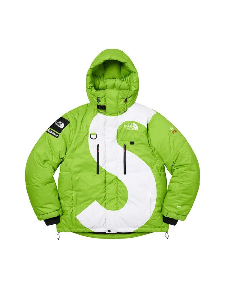 Парка Supreme x The North Face S Logo Summit Series Himalayan Parka 'Lime' — изображение 1 из 2, зеленый