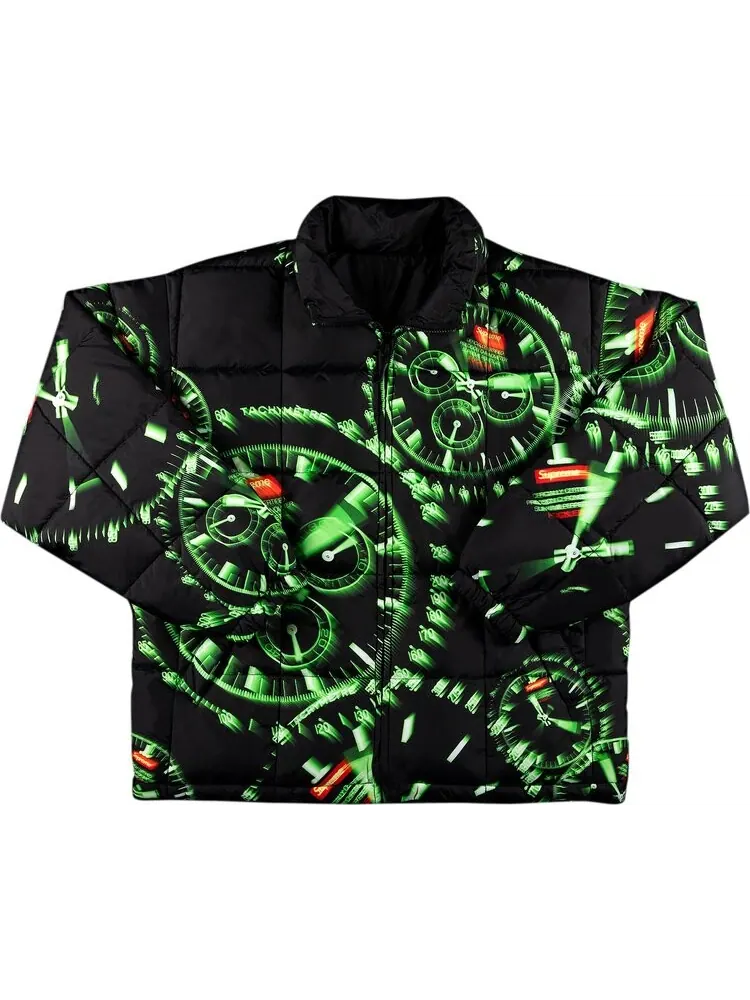 Куртка Supreme Watches Reversible Puffy Jacket 'Black' — изображение 1 из 2, черный