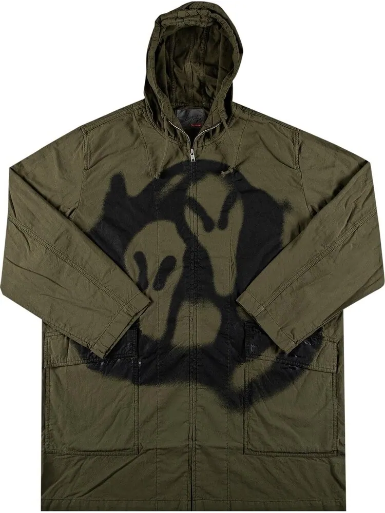 Парка Supreme x Yohji Yamamoto Parka 'Olive' — изображение 1 из 3, зеленый