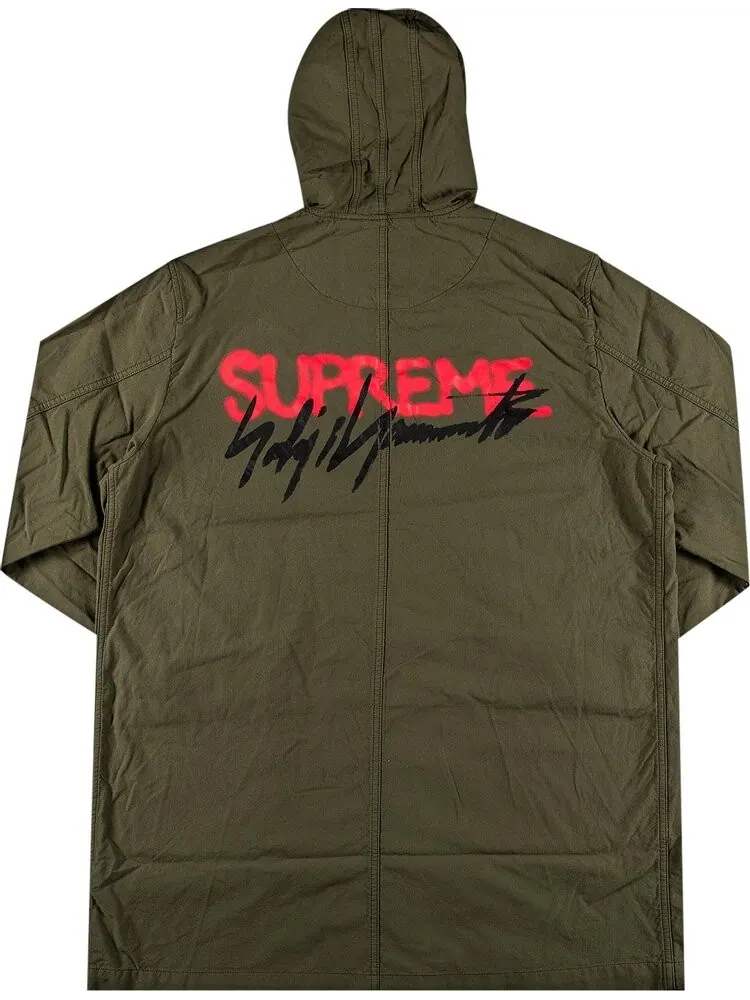 Парка Supreme x Yohji Yamamoto Parka 'Olive' — изображение 2 из 3, зеленый