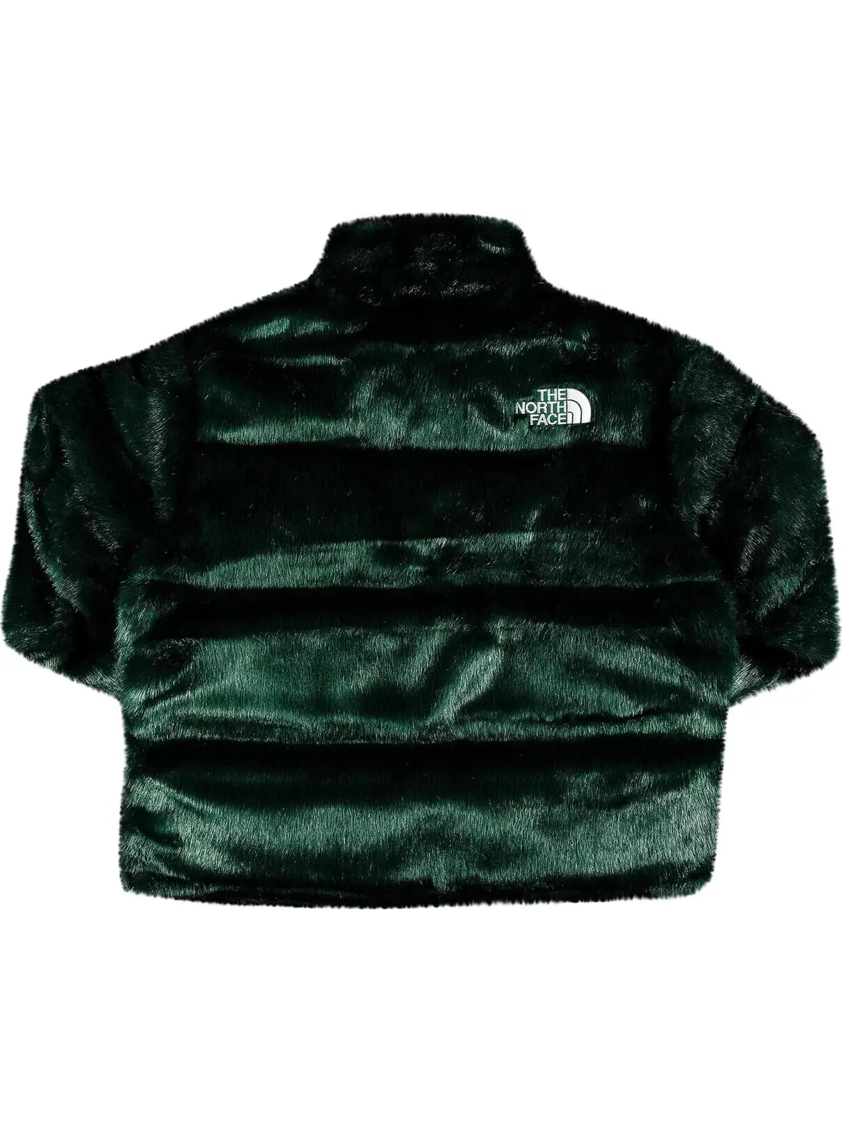 Куртка Supreme x The North Face Faux Fur Nuptse — изображение 2 из 2, зеленый