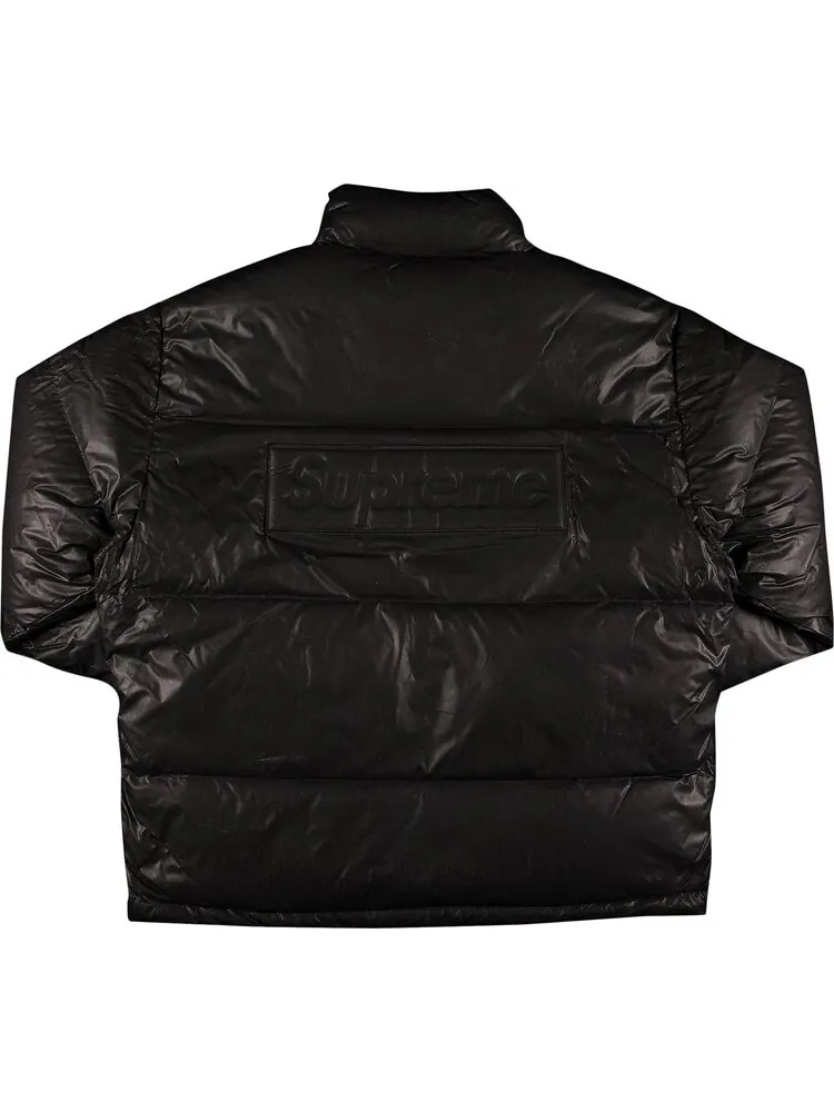 Куртка Supreme Reflective Speckled Down Jacket 'Black' — изображение 2 из 3, черный