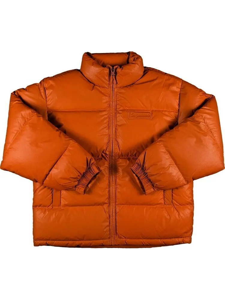 Куртка Supreme Reflective Speckled Down Jacket 'Orange' — изображение 1 из 3, оранжевый