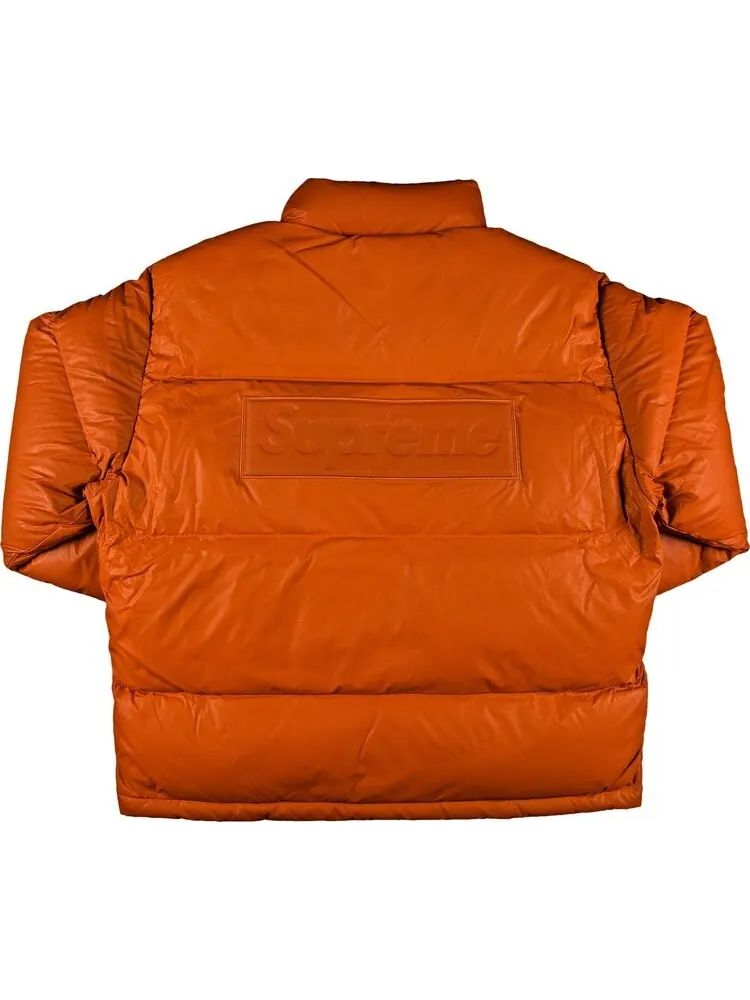 Куртка Supreme Reflective Speckled Down Jacket 'Orange' — изображение 2 из 3, оранжевый