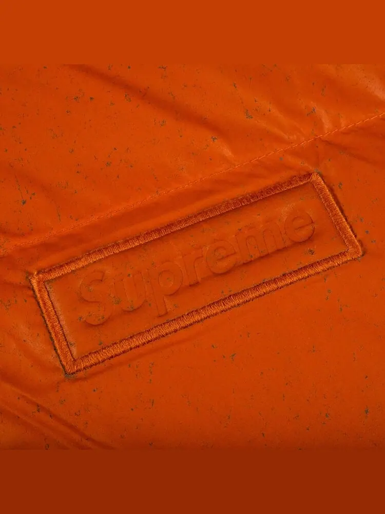 Куртка Supreme Reflective Speckled Down Jacket 'Orange' — изображение 3 из 3, оранжевый
