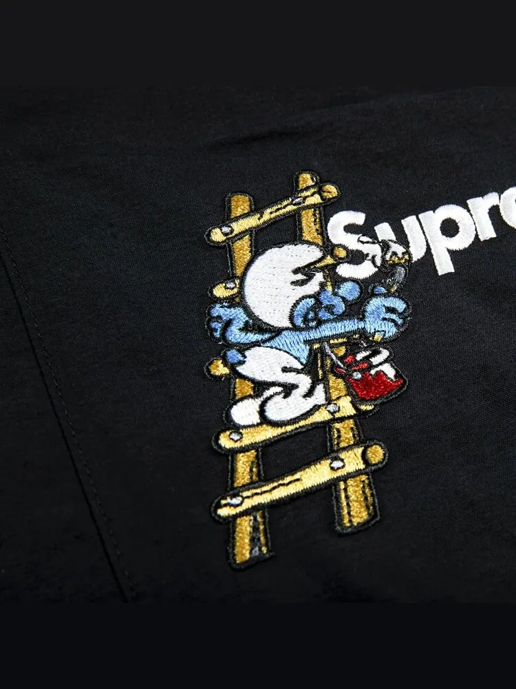 Куртка Supreme x Smurfs GORE-TEX Shell Jacket 'Black' — изображение 2 из 2, черный