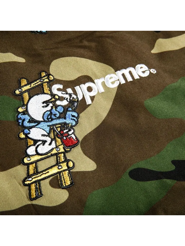 Куртка Supreme x Smurfs GORE-TEX Shell Jacket 'Woodland Camo' — изображение 2 из 2, мульти