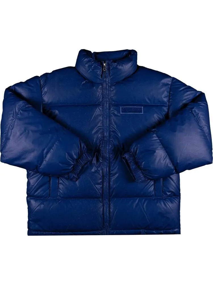 Куртка Supreme Reflective Speckled Down Jacket 'Royal' — изображение 1 из 3, синий