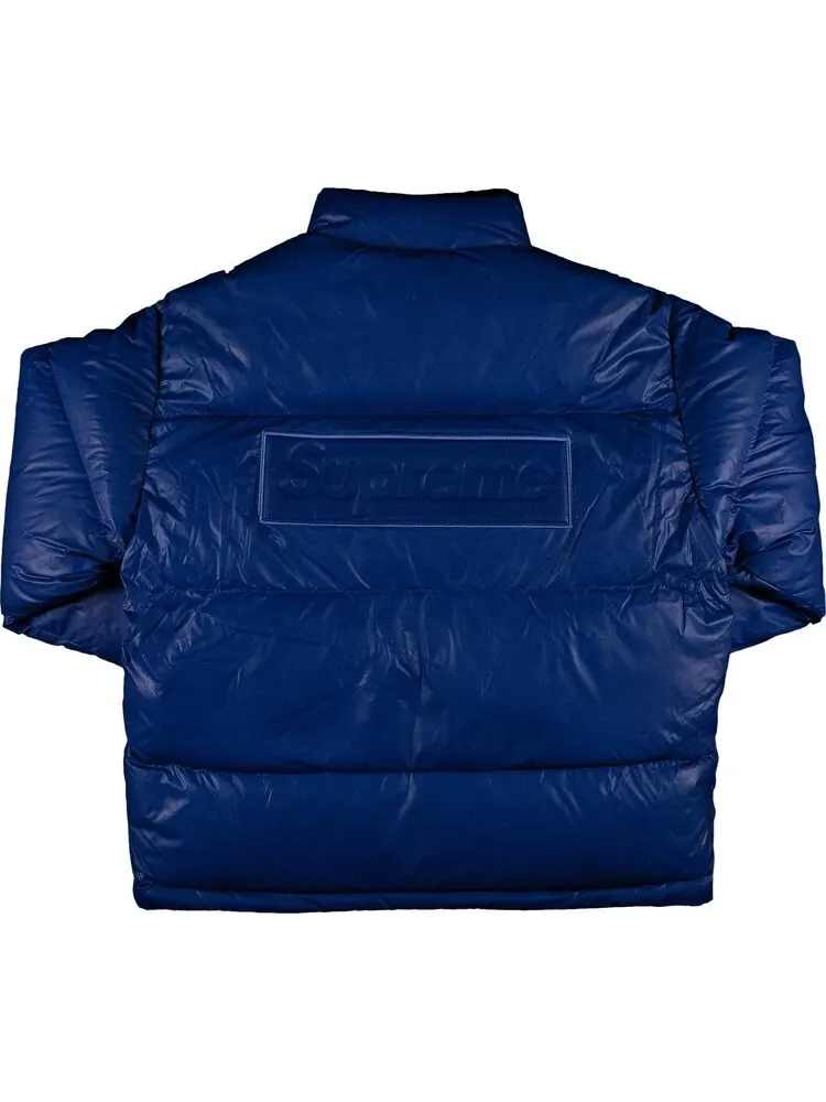 Куртка Supreme Reflective Speckled Down Jacket 'Royal' — изображение 2 из 3, синий