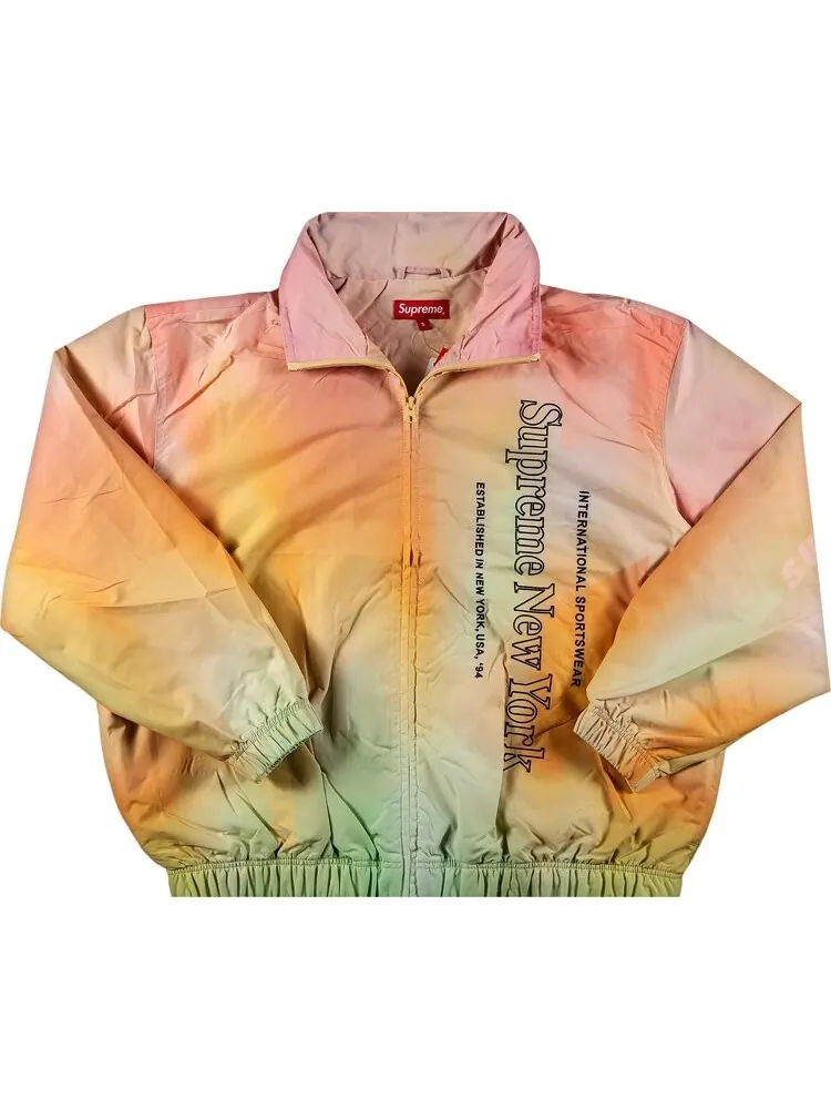 Куртка Supreme Side Logo Track Jacket 'Yellow Gradient' — изображение 1 из 2, мульти