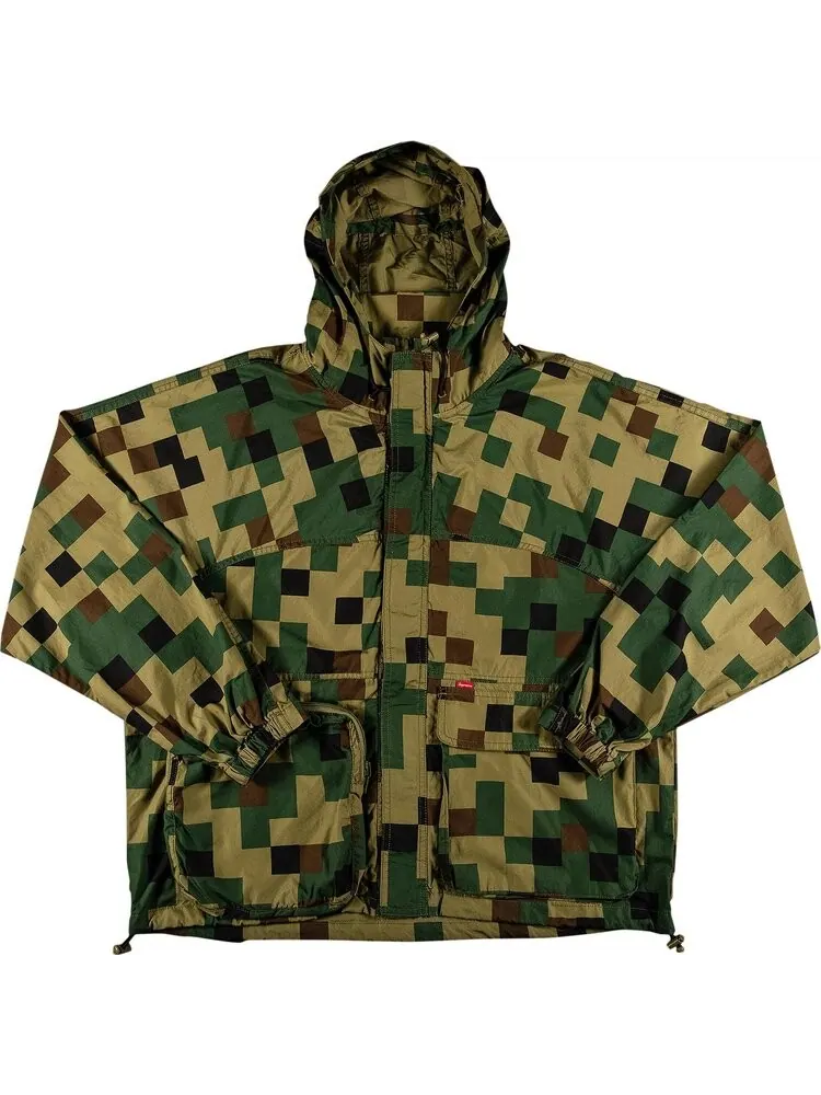 Куртка Supreme Technical Field Jacket 'Olive Digi Camo' — изображение 1 из 3, зеленый