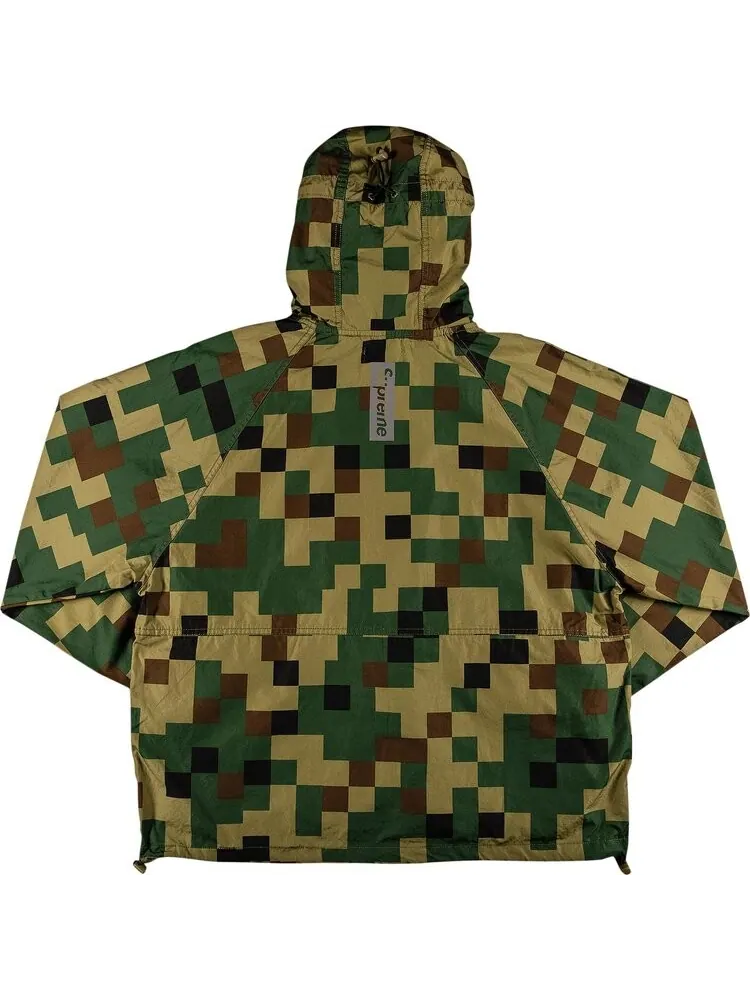 Куртка Supreme Technical Field Jacket 'Olive Digi Camo' — изображение 2 из 3, зеленый