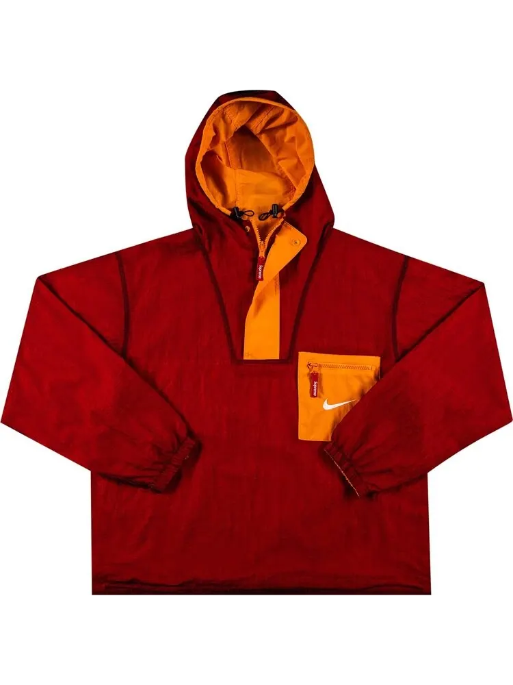 Анорак Supreme x Nike Jewel Reversible Ripstop Anorak 'Orange' — изображение 1 из 5, красный
