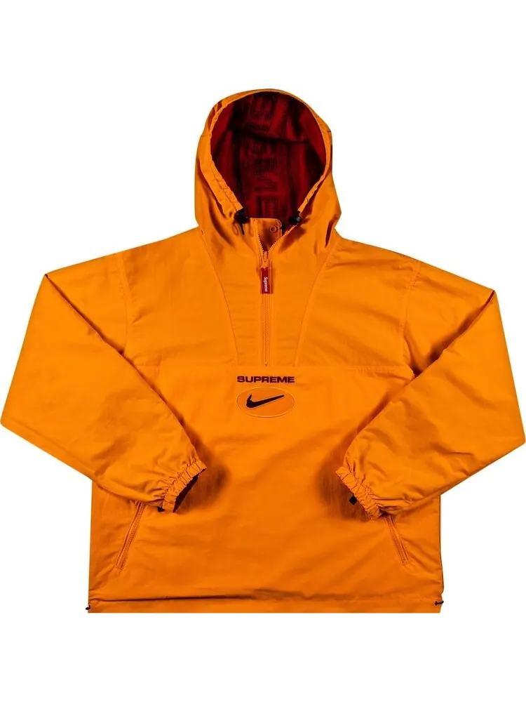 Анорак Supreme x Nike Jewel Reversible Ripstop Anorak 'Orange' — изображение 4 из 5, красный