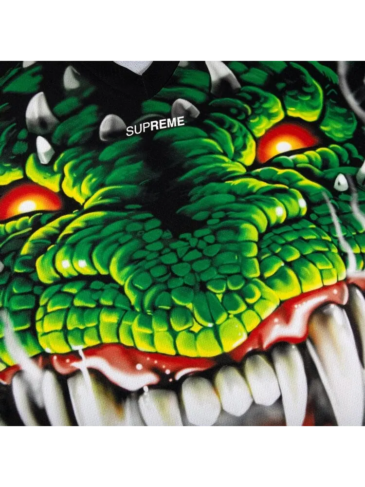 Футболка Supreme Dragon Hockey Jersey 'Black' — изображение 3 из 3, черный