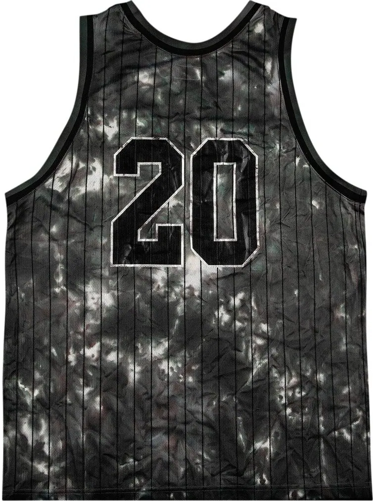 Футболка Supreme Dyed Basketball Jersey 'Black' — изображение 2 из 3, черный