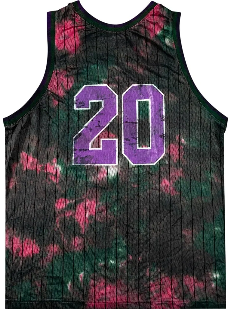 Футболка Supreme Dyed Basketball Jersey 'Green' — изображение 2 из 3, зеленый