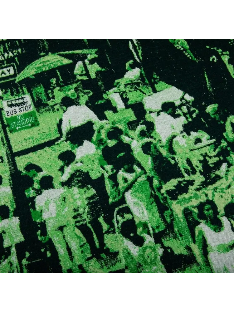 Футболка Supreme Street Scene Jacquard Short-Sleeve Top 'Green' — изображение 2 из 2, зеленый