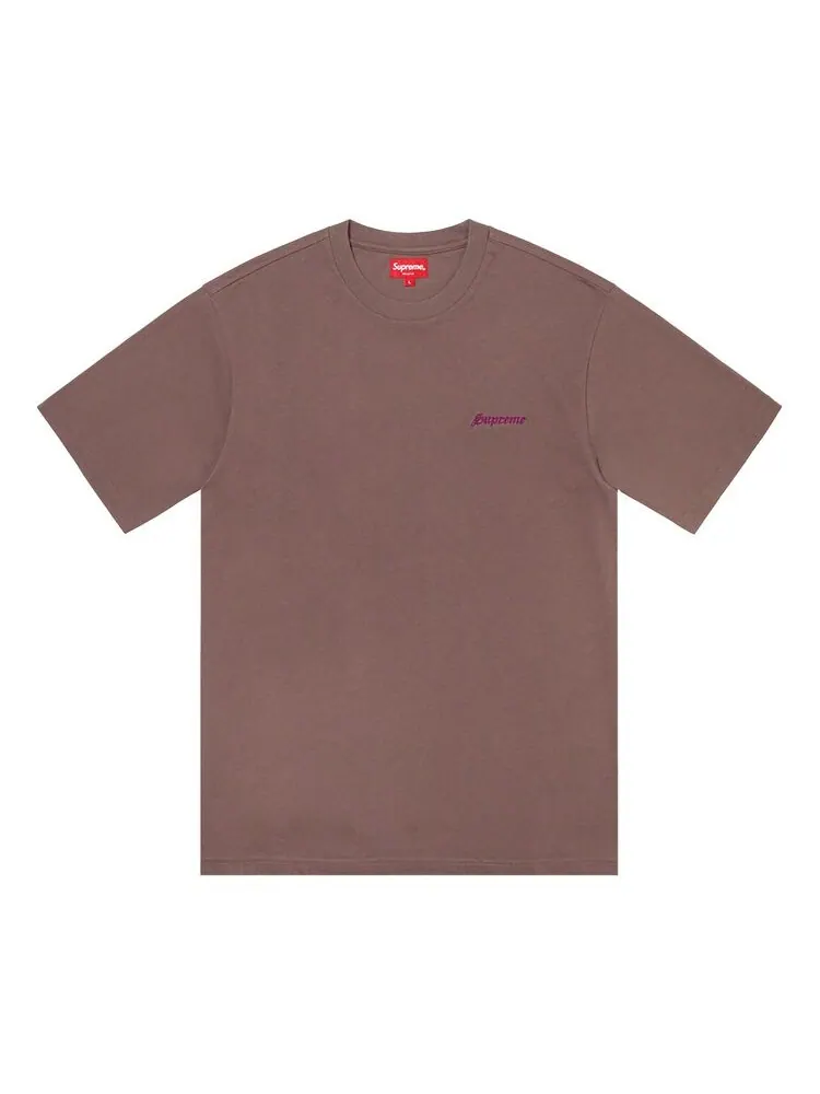 Футболка Supreme Washed Short-Sleeve Tee Brown — изображение 1 из 1, коричневый