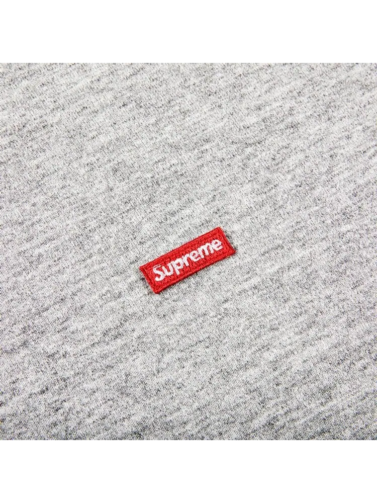 Футболка Supreme Small Box Tee 'Heather Grey' — изображение 2 из 2, серый
