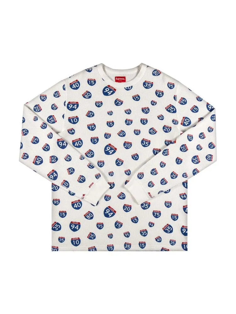 Топ Supreme Interstate Waffle Thermal — изображение 1 из 2, прозрачный