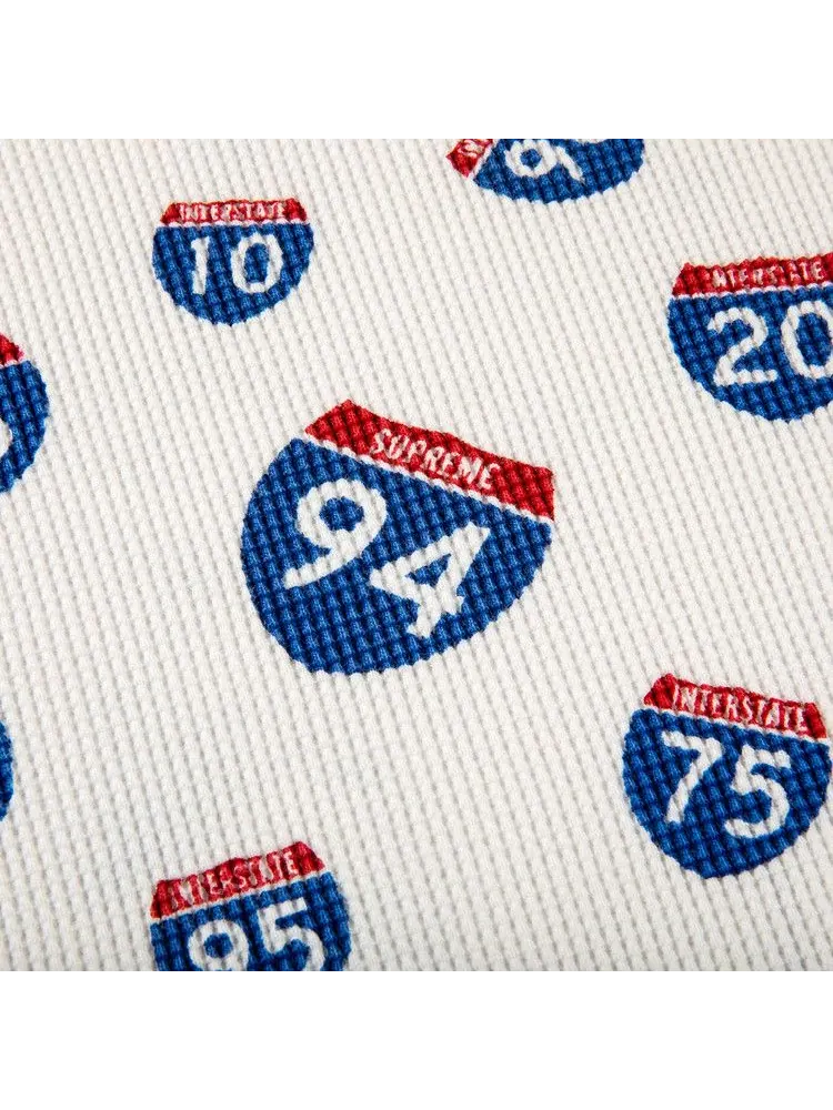 Топ Supreme Interstate Waffle Thermal — изображение 2 из 2, прозрачный