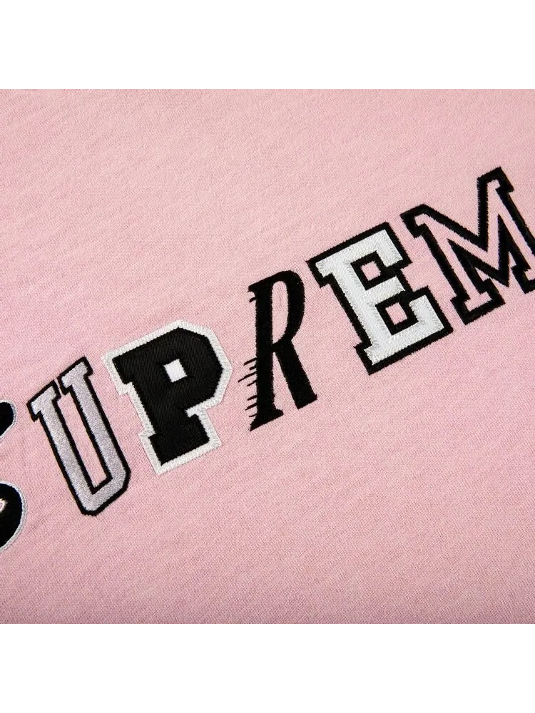 Футболка Supreme Collage Logo Short-Sleeve Top 'Pink' — изображение 2 из 2, розовый