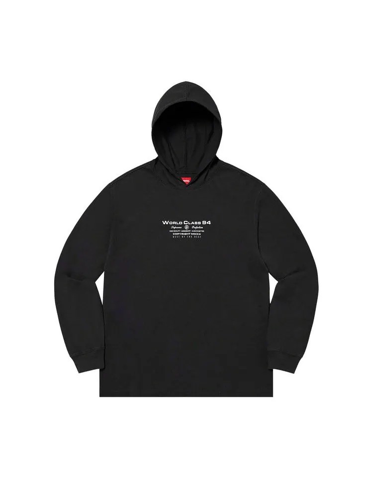 Топ Supreme Best Of The Best Hooded Long-Sleeve Top — изображение 1 из 1, черный