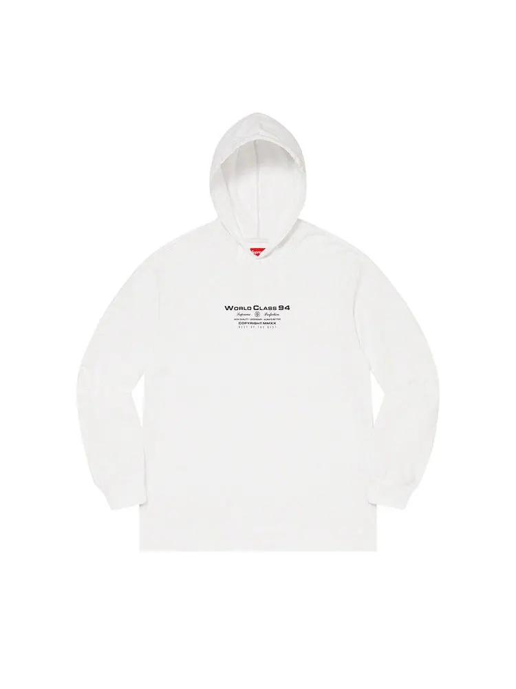 Топ Supreme Best Of The Best Hooded Long-Sleeve Top — изображение 1 из 1, белый