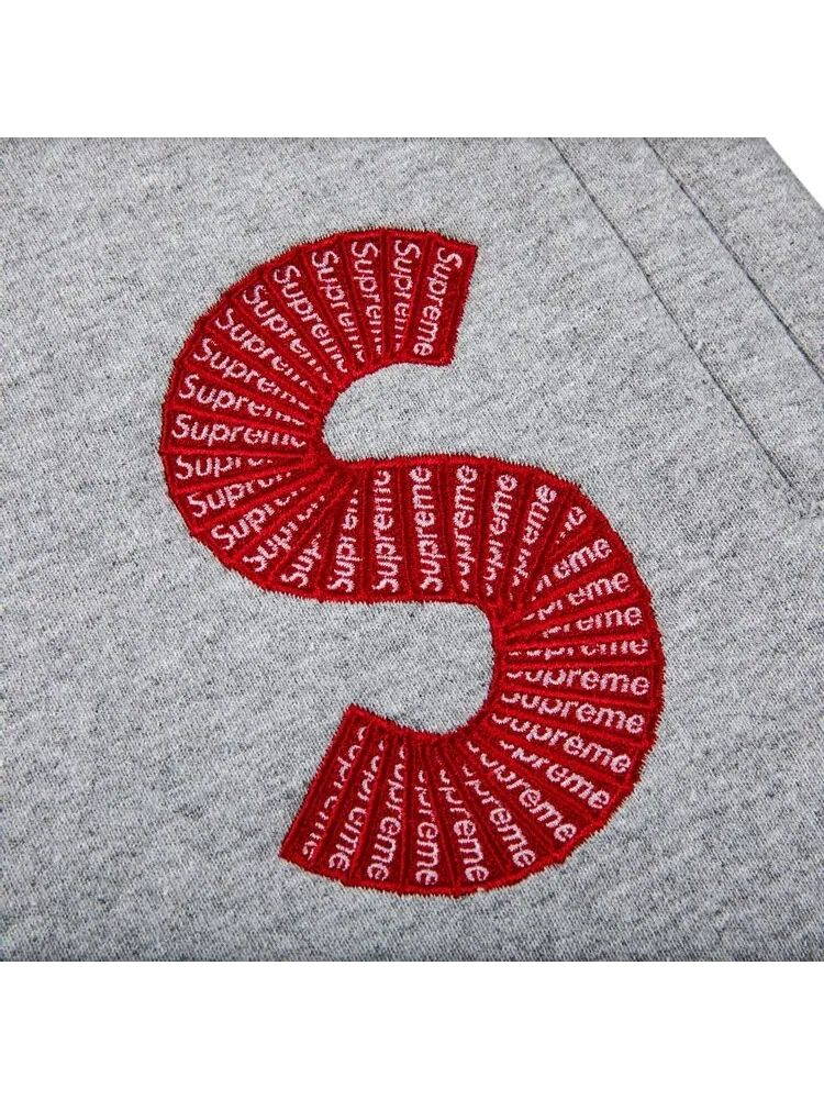 Спортивные брюки Supreme S Logo Sweatpant 'Heather Grey' — изображение 3 из 3, серый