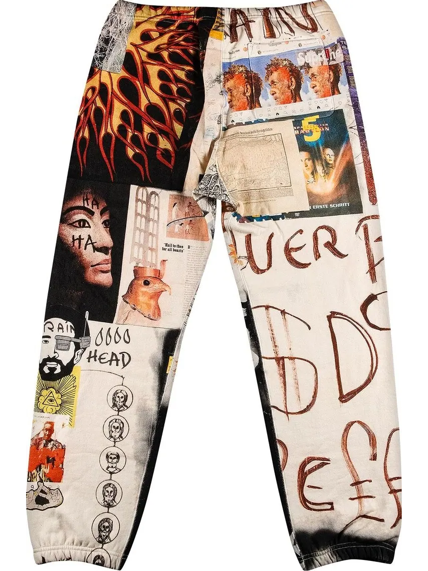 Спортивные брюки Supreme LSD Spells Sweatpant 'Multicolor' — изображение 2 из 3, мульти