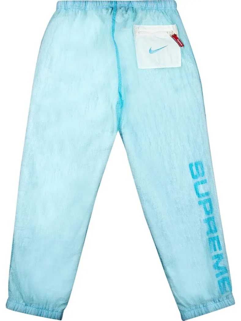 Брюки Supreme x Nike Jewel Reversible Ripstop Pant 'Light Blue' — изображение 2 из 3, синий