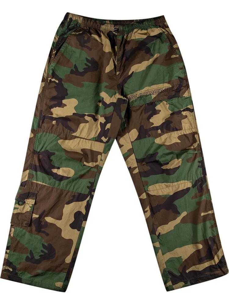 Брюки Supreme Cotton Cinch Pant 'Woodland Camo' — изображение 1 из 3, мульти