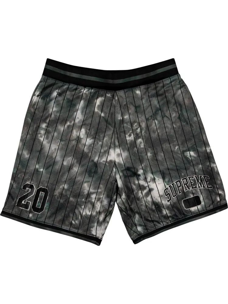 Шорты Supreme Dyed Basketball Short 'Black' — изображение 1 из 3, черный