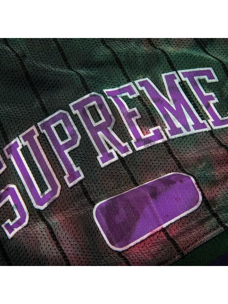 Шорты Supreme Dyed Basketball Short 'Green' — изображение 3 из 3, зеленый
