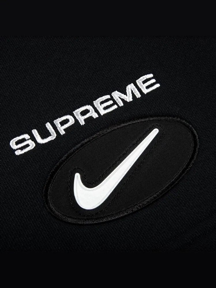 Спортивные шорты Supreme x Nike Jewel Sweatshort 'Black' — изображение 2 из 2, черный