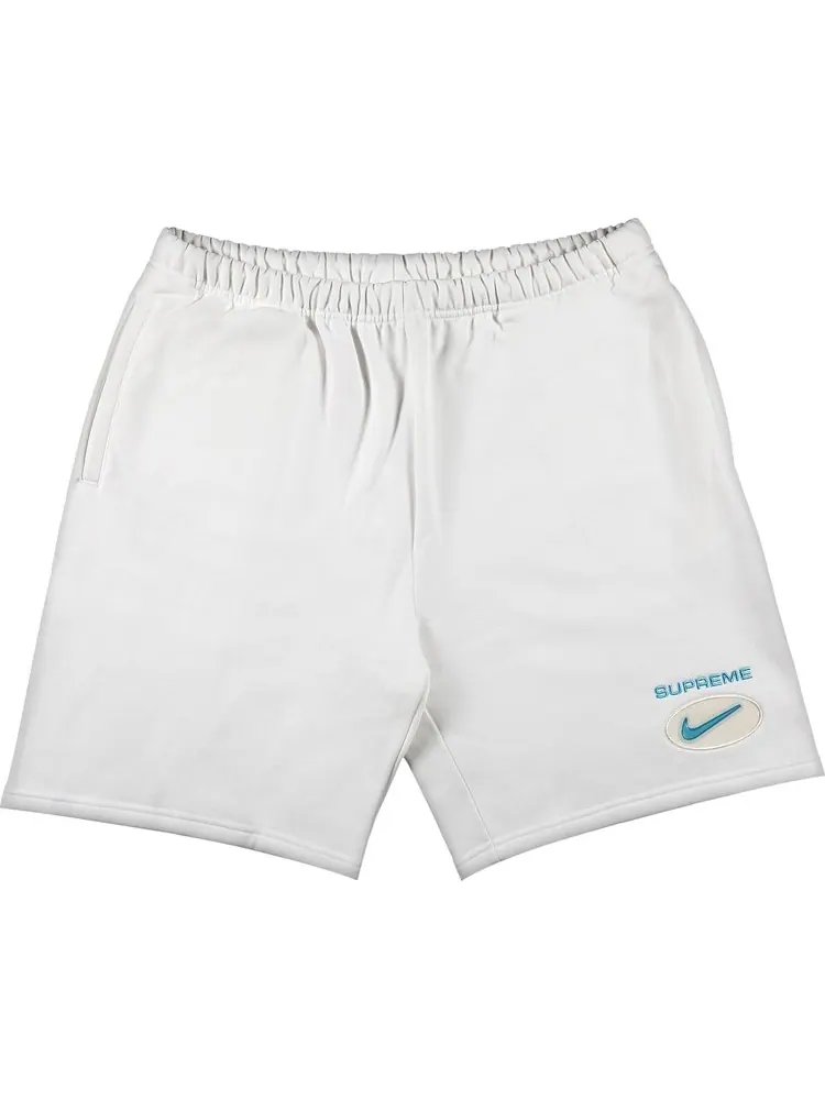 Спортивные шорты Supreme x Nike Jewel Sweatshort 'White' — изображение 1 из 2, белый
