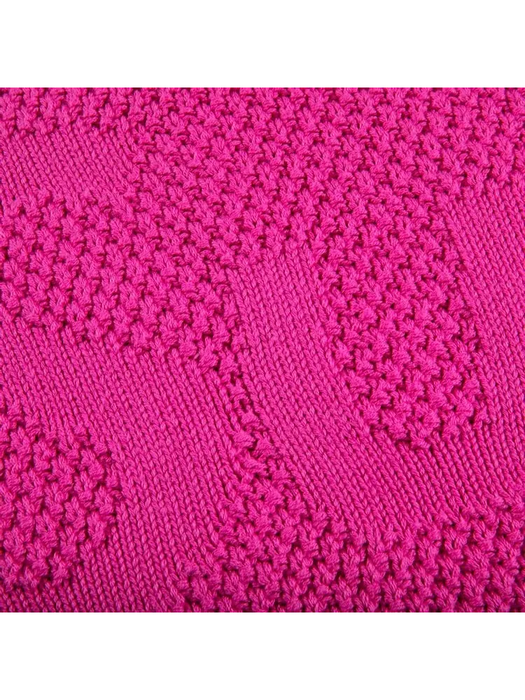Свитер Supreme Textured Small Box Sweater 'Pink' — изображение 3 из 3, розовый